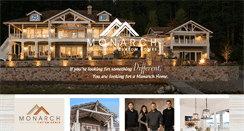 Desktop Screenshot of monarchcustomhomes.com